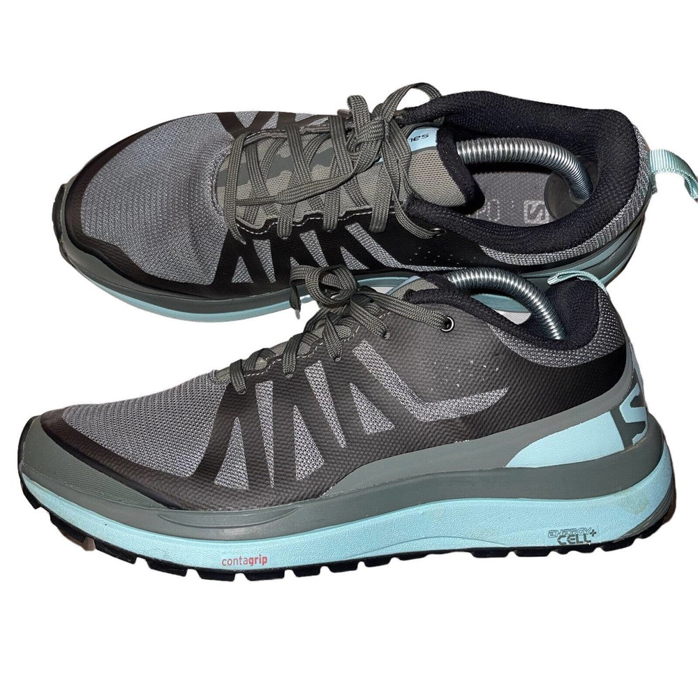 Salomon Odyssey Pro Hiking Trail Shoes Women's size 9.5 Outdoor Gray